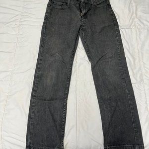 Levi's 514 Straight Fit Jeans - Grey- 30" x 32"